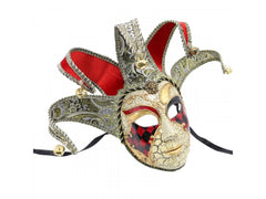 Full Face Jester Venetian Mask