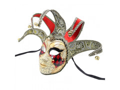 Full Face Jester Venetian Mask