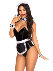 4pc Sexy French Maid Costume Kit