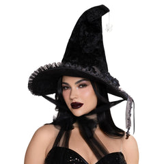 Dark Lolita Velvet Witch Hat