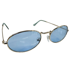 Oval Shaped Glasses W/ Dark Lens