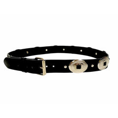 Genuine Leather Western Style Conch Belt