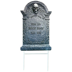 Ghosts of Salem Metal Lawn Decor Tombstones
