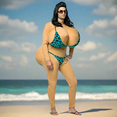 Big Bikini Boobs & Butt Adult Costume