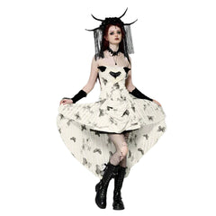 Dark Butterfly Hi-Lo Dress