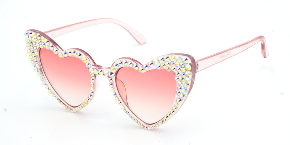 Jeweled Heart Sunglasses