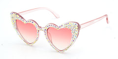 Jeweled Heart Sunglasses