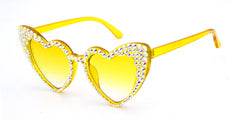 Jeweled Heart Sunglasses