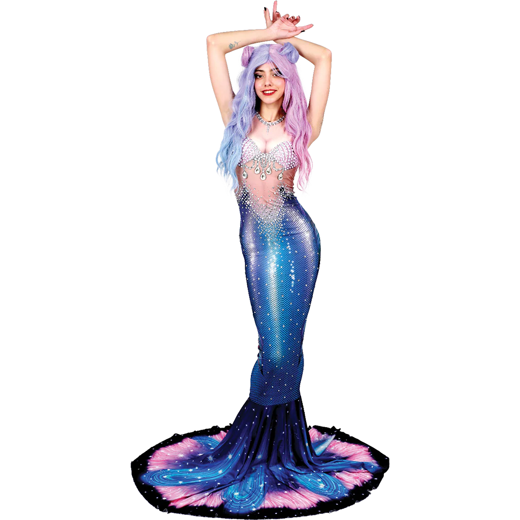 Beautiful Mermaid Dress Women's Costume