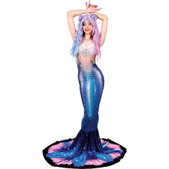 mermaid dress costume women Amazon.com: LVTFCO Mermaid Costume Adult Women, Halloween Mermaid Skirt, Mermaid Dress, Womens Under The Sea Dress,Blue-M : Clothing, Shoes & Jewelry
