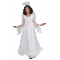 Fluttery Angel White Dress Child Costume