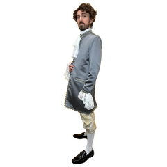 Stone Grey Colonial Lord Luther Men's Adult Costume