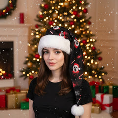 Ghost Face Santa Hat