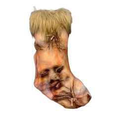 Human Pelt Christmas Stocking Prop