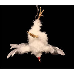 Deluxe Hanging White Chicken Prop
