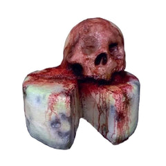 Head Cheese Gory Bloody Skull Prop