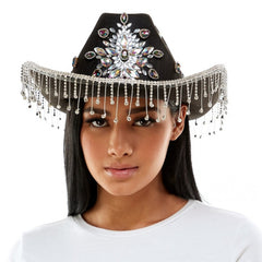 Premium Rhinestone Cowboy Hat