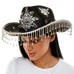 Premium Rhinestone Cowboy Hat