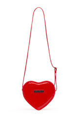 Damask Cross-Body Bag W/ Studded Bat Pattern