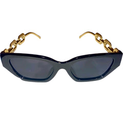 Gold Chain Cool Shape Sunglasses