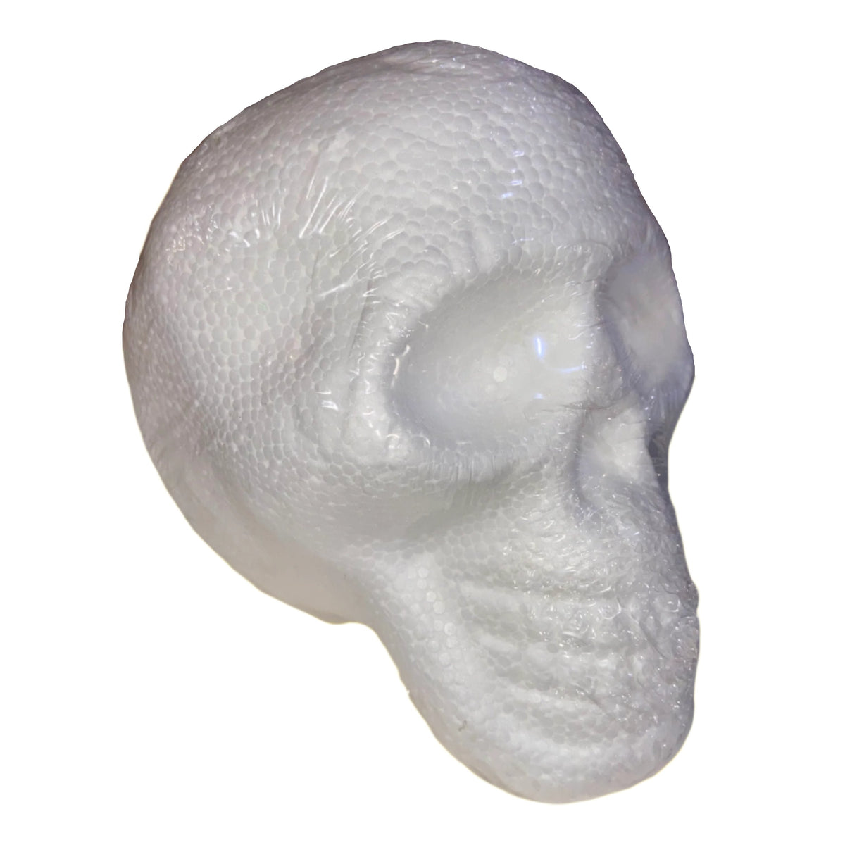 Styrofoam White Skull