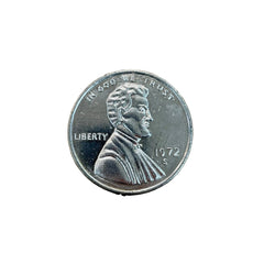 Jumbo Plastic Cent (silver)
