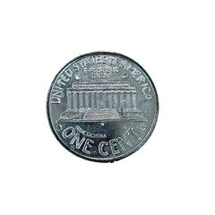 Jumbo Plastic Cent (silver)