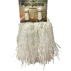 Thick Metallic Pom Poms Set