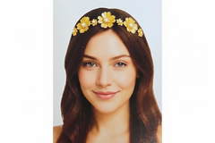 Gold Roman Flower Headband