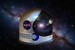 Kids Rainbow Visor Space Helmet