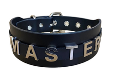 Call Me Leather Strap Name Choker