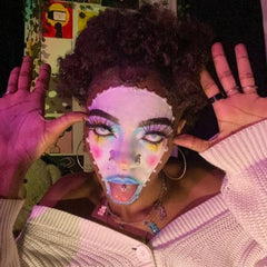 White Blind Theatrical Contact Lenses