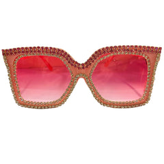 Fame Fatale Rhinestone Sunglasses