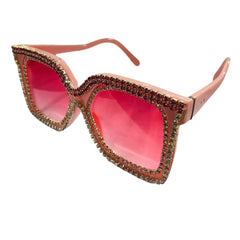Fame Fatale Rhinestone Sunglasses