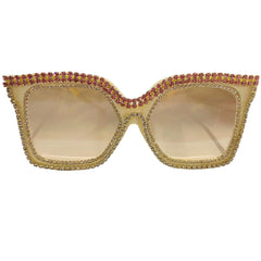Fame Fatale Rhinestone Sunglasses