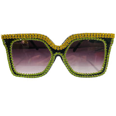Fame Fatale Rhinestone Sunglasses