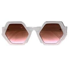 Thick Hexagonal Sunglasses