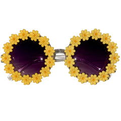 Crazy Daisy Clear Sunglasses