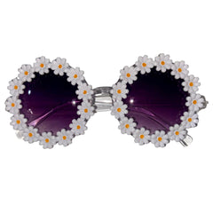Crazy Daisy Clear Sunglasses