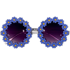 Crazy Daisy Clear Sunglasses