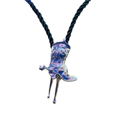Metal Cowboy Bolo Tie