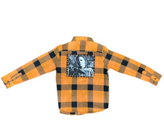 Michael Myers Stitched Patches Flannel