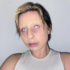 White Blind Theatrical Contact Lenses