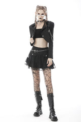 Punk Short Bat Jacket