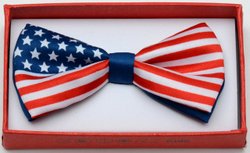 New USA Flag Bow Tie