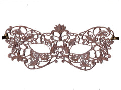 Simplistic Brocade Lace Masquerade Mask