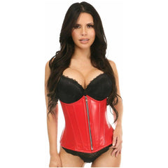Lavish Wet Look Underbust Corset