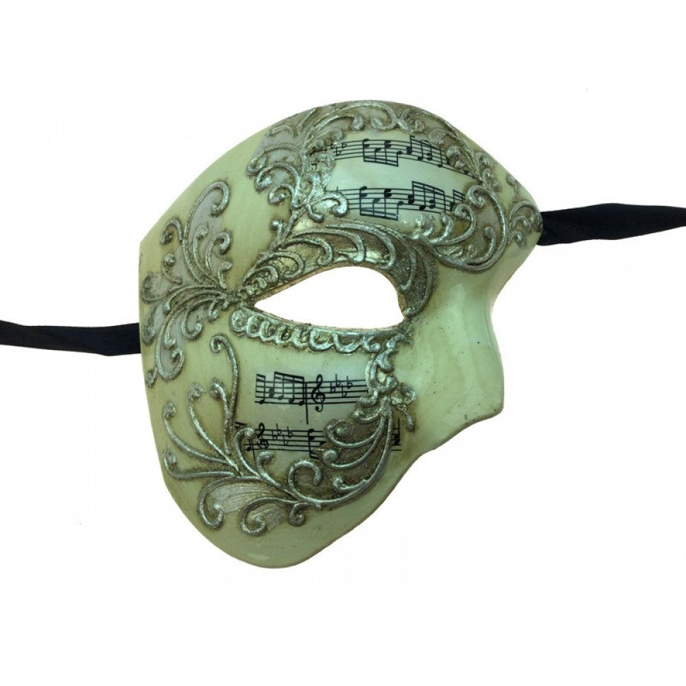 Musical Notes Mask Musical Note Venetian Phantom Mask – AbracadabraNYC