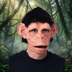 Monkey-Monkey Chimp Mask