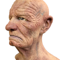 Old Man Meatneck Silicone Mask